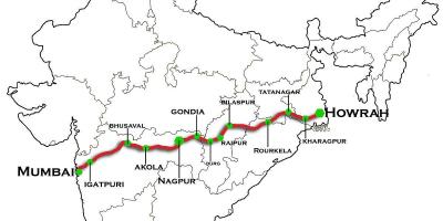 Nagpur Mumbai expressa a estrada mapa