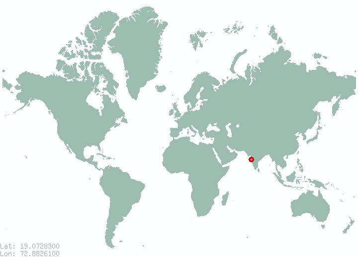 Mumbai no mapa