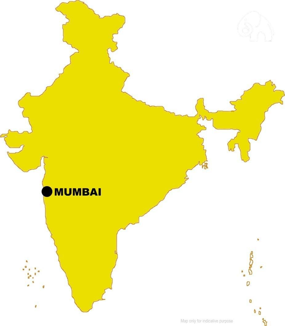 Mumbai no mapa